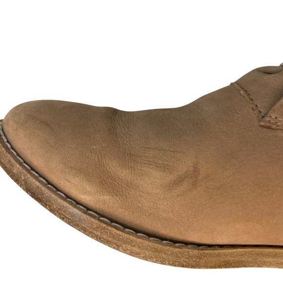 EILEEN FISHER Soul Nubuck Leather Ankle Desert Boots Antelope Brown - Picture 11 of 12